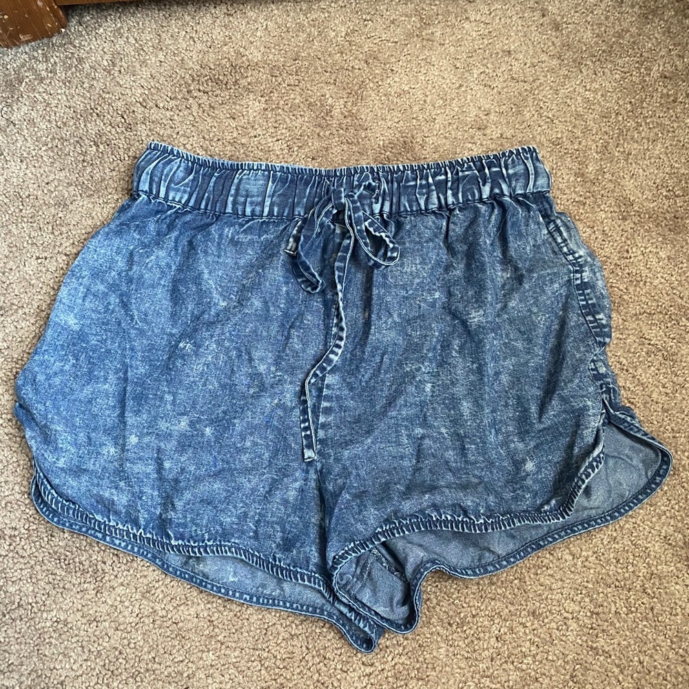 Blue shorts